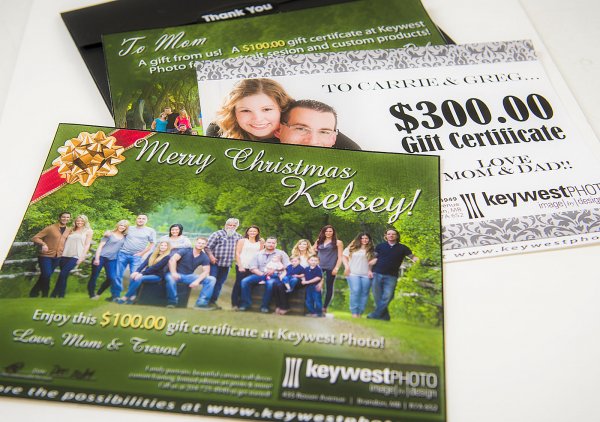 Personalized Gift Certificates