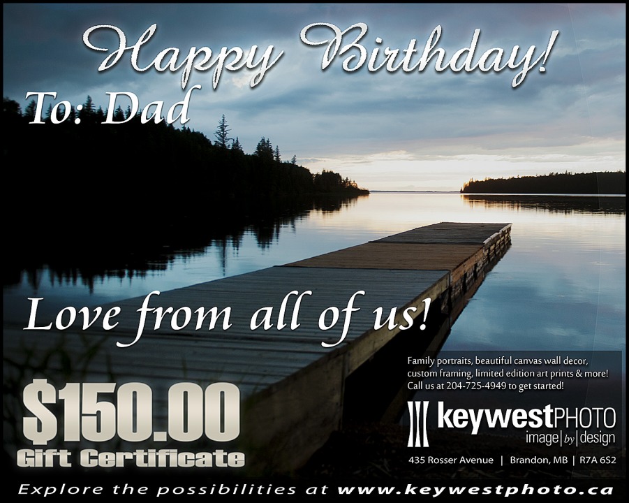 Personalized gift certificates